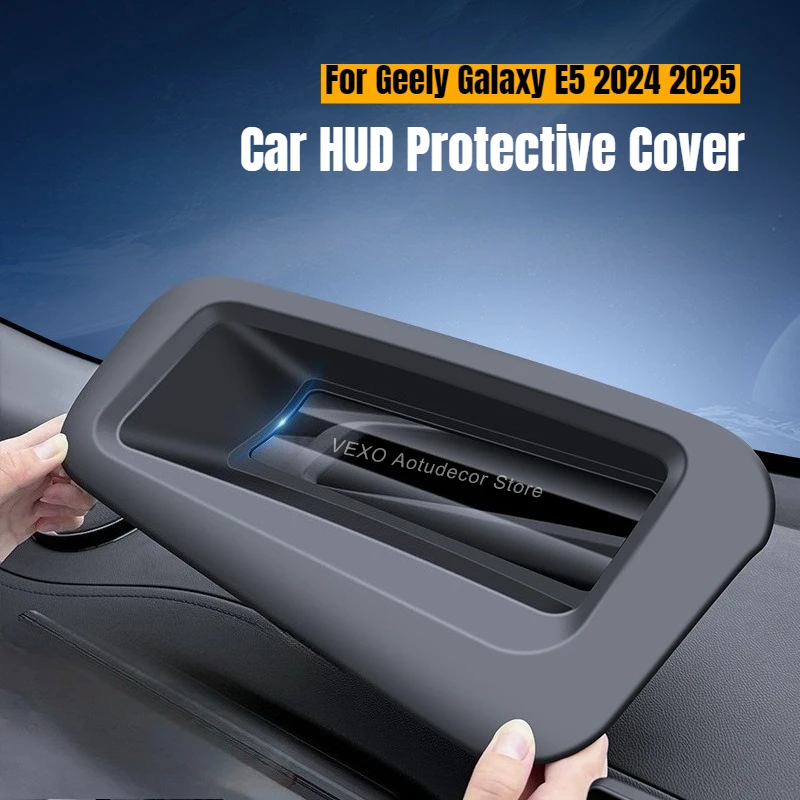 Car HUD Protective Cover for Geely Galaxy E5 2024 2025 Car Head-Up Display Dustproof Protective Frame Instrument Accessories