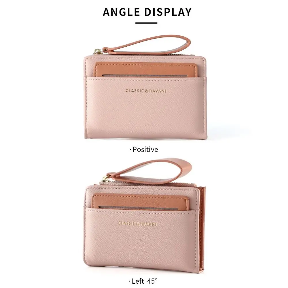 مزاجه بو الجلود محافظ قصيرة الكورية نمط المحمولة المرأة حقيبة صغيرة متعددة الوظائف محفظة نسائية للعملات المعدنية تغيير حقيبة المرأة