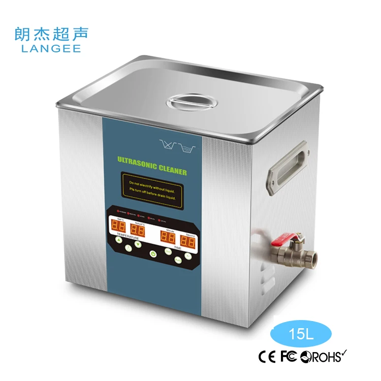 360 واط 28 كيلو هرتز 40 كيلو هرتز 80 كيلو هرتز 120 كيلو هرتز سطح المكتب تردد متغير 15 لتر منظف رقمي بالموجات فوق الصوتية