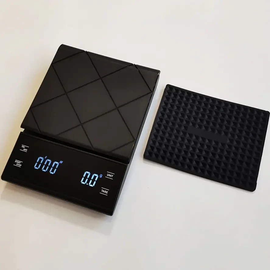 Digital Coffee Scale with Timer Electronic Kitchen Scale Smart Precision  3KG/0.1g Household Food Scale Weighig Balance Tools