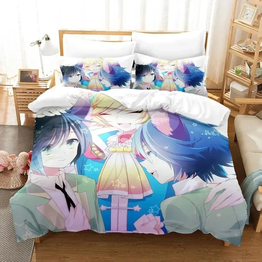 Anime Show By Rock Supplies Set Duvet Cover Set Bedding Sets For Adults Bed With Pillowcases No Filling Luxury Birthday Gifts 2