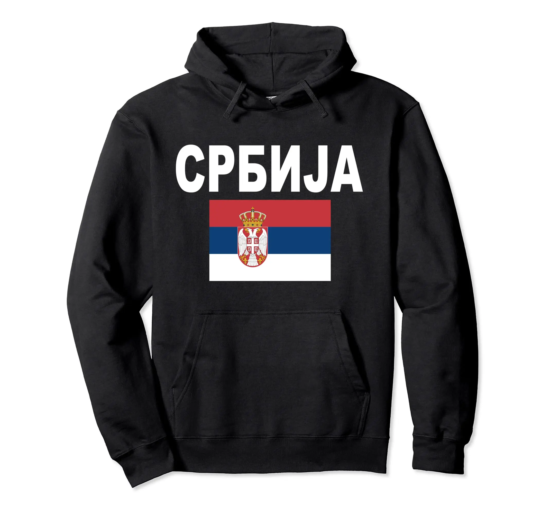 Cotton Serbia Flag Pullover Hoodie Cool Serbian Flags Men Women Unisex Cotton Hoodies Man Fashion Style Sweatshirt