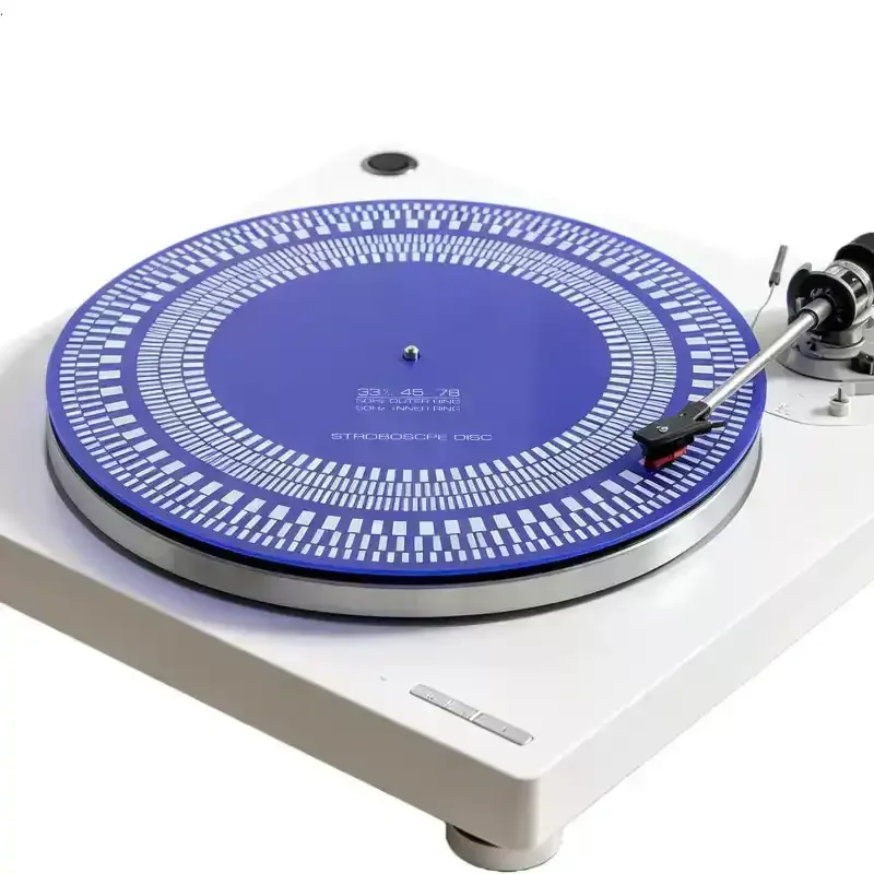 Vinyl Phonograph Tachymeter Disc Stylus Calibration Testing Instrument Ruler Angle Test Disc Over-distance Testing Accessories