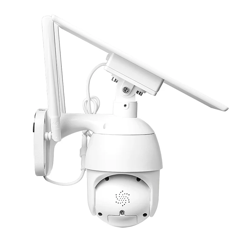 

4G Sim Card Wifi Pir Security Wireless Camara 4G Solar Square Panel Batteries Power Ip Speed Dome Camera