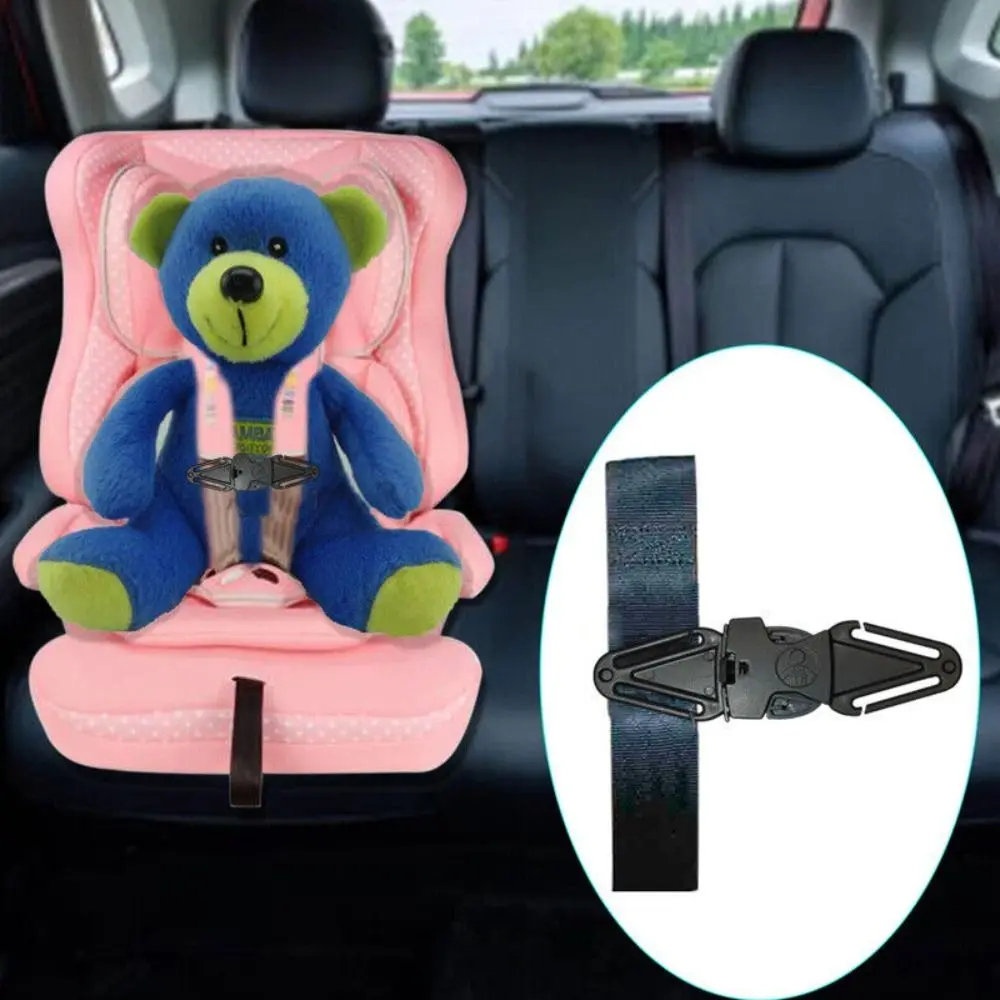 Anti-Rattle Wobble Car Safety Seat Strap Belt Lock ABS Seatbelt Adjuster Car Seat Belt Holder Child Clip Harness Chest