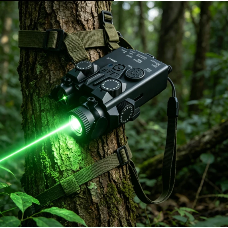 2026 New Outdoor Toy Accessory, DBAL-A2 Aiming Indicator, Red Green Laser & White LED Flashlight Fit 20mm Rail