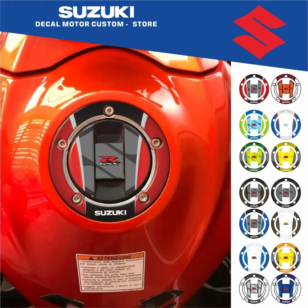 

Motorcycle 3D fuel tank cover waterproof decorative protective stickers suitable for ALL SUZUKI GSX-R GSXR 600 750 1000 250 1300