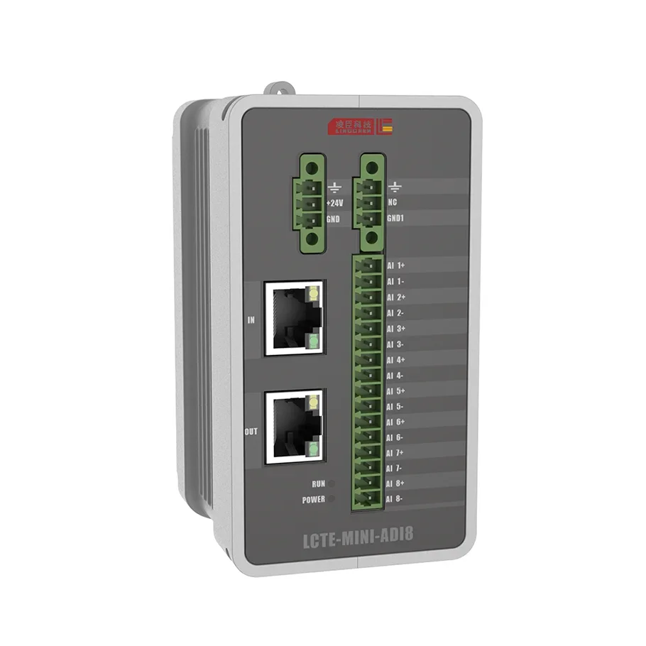 

8 Channel Analog Input AI 8CH EtherCAT Mini Distributed Remote IO Module LCTE-MINI-ADI8