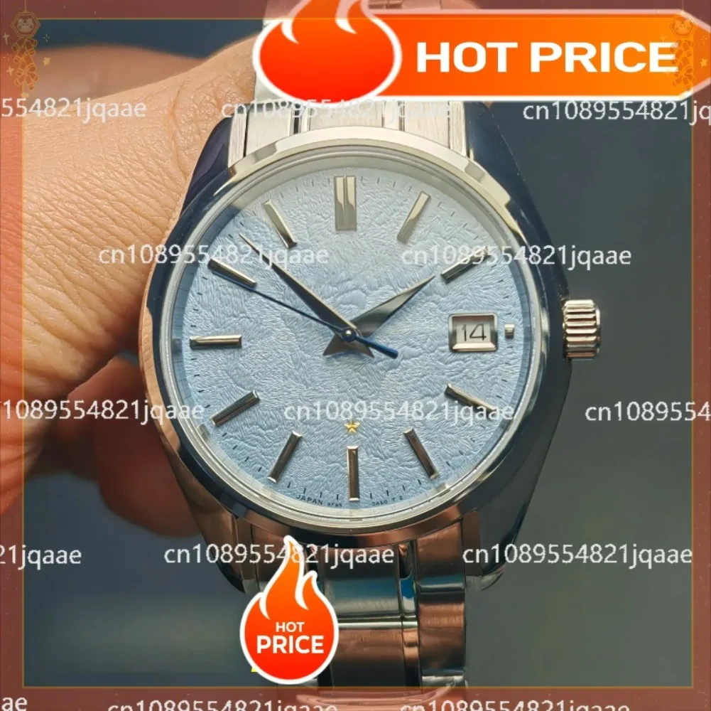 Clamp Plate Transparent Watch SBGP017 High-end Polished Sapphire Mirror Original Steel Strip, VJ52 Movement