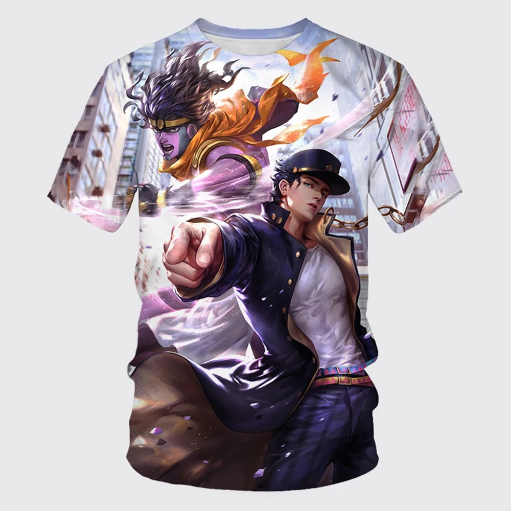 Summer fashion trend 3D printed Harajuku T-shirt neutral hip-hop casual cool and comfortable short sleeved top