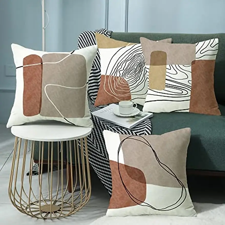 Throw pillowcase bohemian pillowcase modern geometric abstract decorative cushion cover sofa home décor