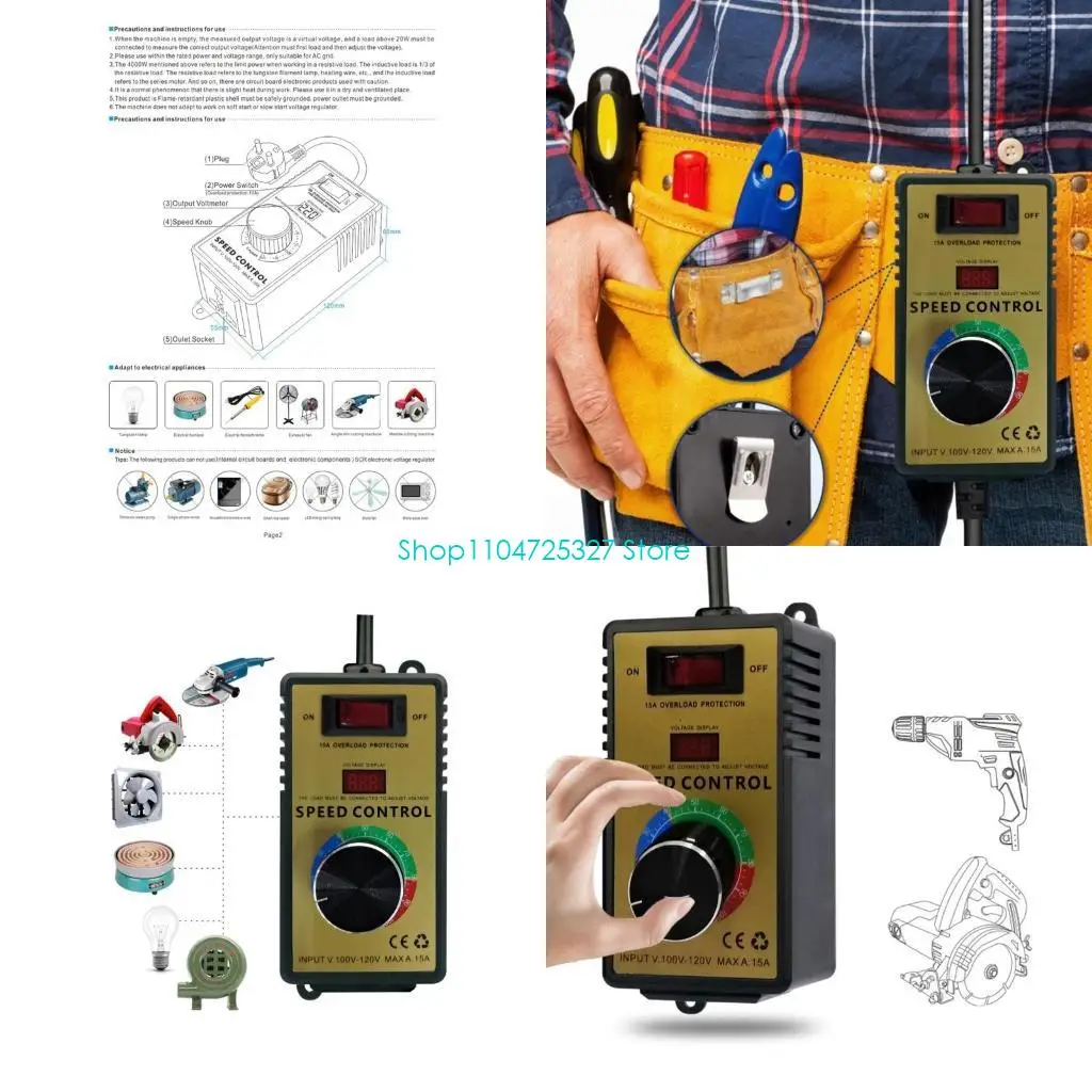 

D8KF Motor Speed Controllers with Overload Protections Electronic Voltages Regulator
