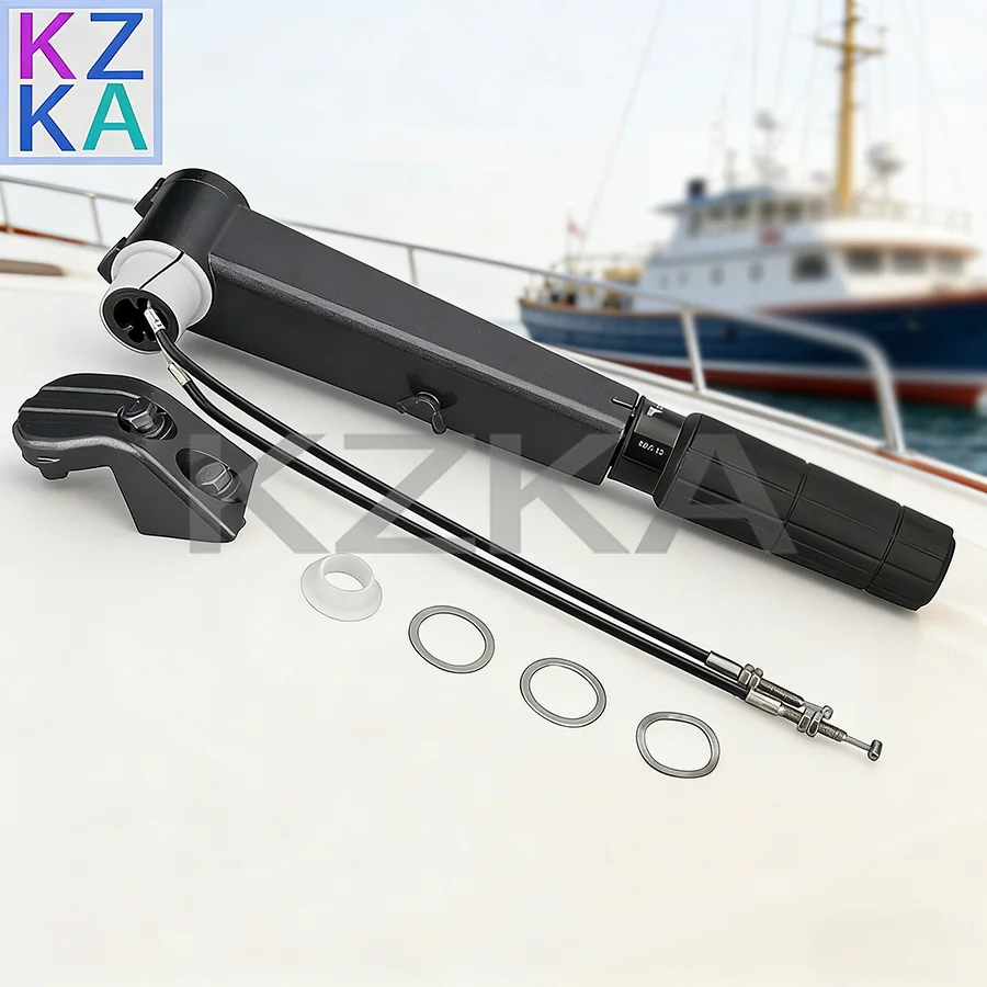 

Boat Motor Throttle Handle Steering Assy With Cab 6B4-W0084 6B4-42111-00-4D For Yamaha Outboard 2 Stroke 9.9HP 15HP 6B3 6B442111