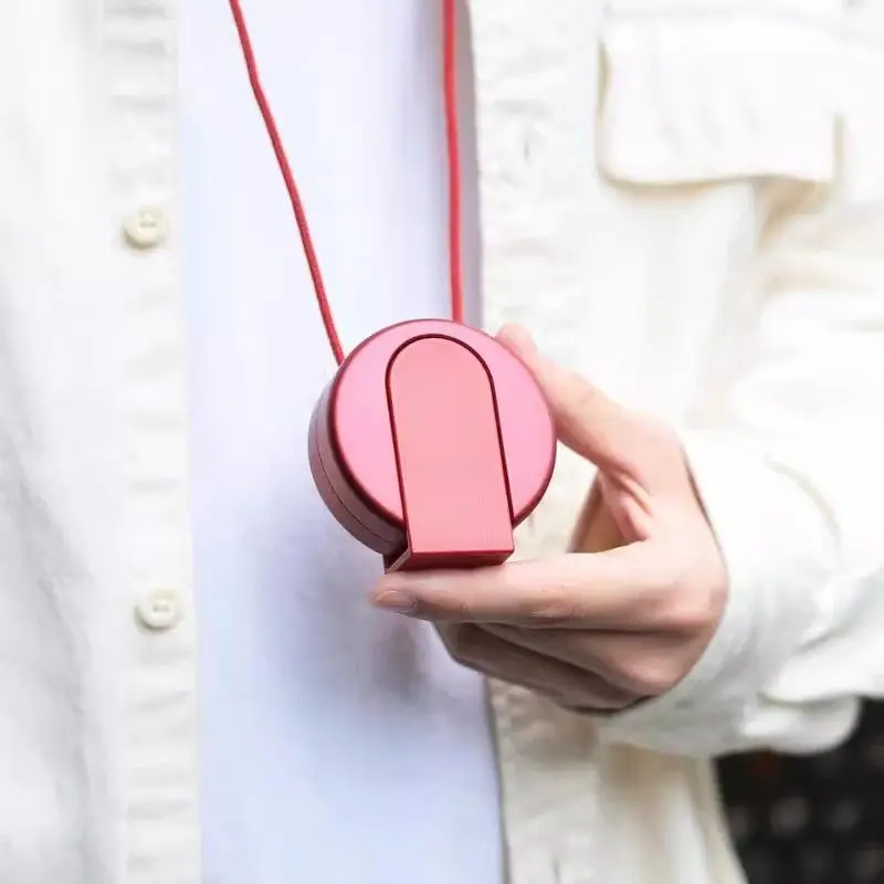 Portable ashtray seal with cover Portable aluminum alloy mini lanyard ashtray pendant