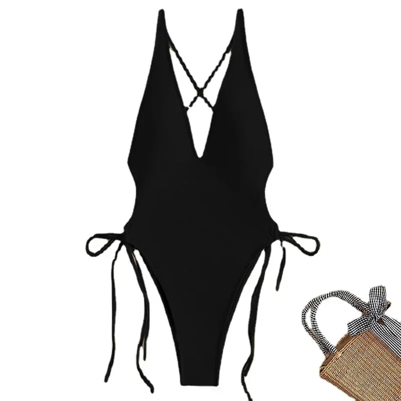 Push Up Bikini High Waist Swimsuits Swimwear Women 2025 New Twisted Bikinis Set Halter Bathing Suit Beachwear Summer