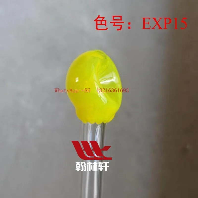 Handmade DIY Lemon Yellow Burnt Glass Material Glass Rod Glass Rod