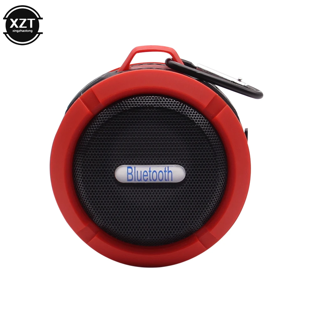 C6 Mini Bluetooth Speaker IPX7 Waterproof Portable Speaker Dust Subwoofer Audio Speaker with Large Suction Cup for Outdoor Home