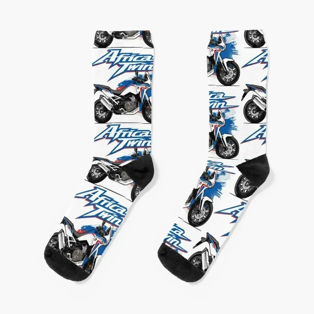 Africa Twin Socks custom Novelties with print Socks Women Men's