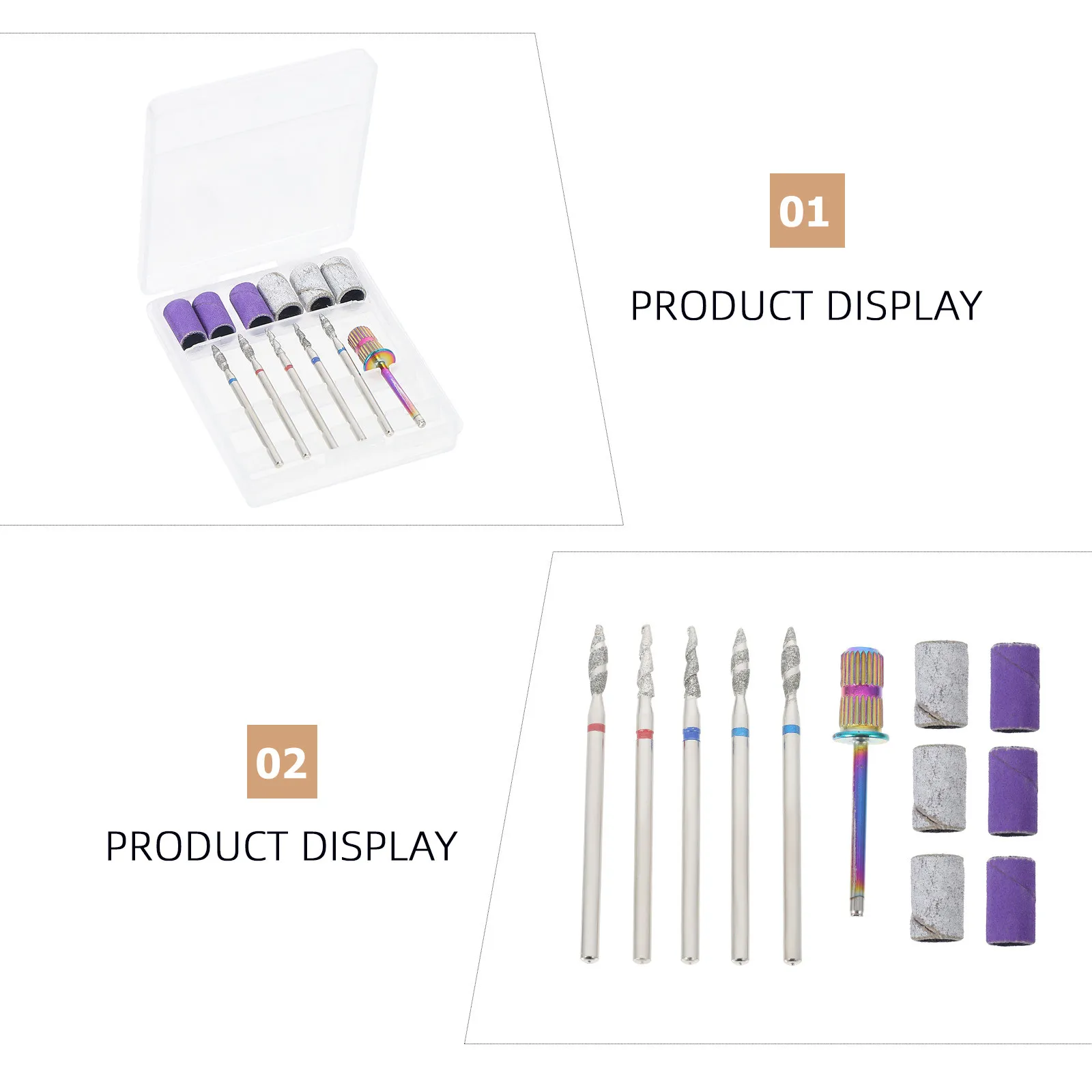 

Набор профессиональных насадок для маникюрного аппарата: для гель-лака, акрила, коррекции формы, полировки, заточки, моделирования и улучшения формы ногтей