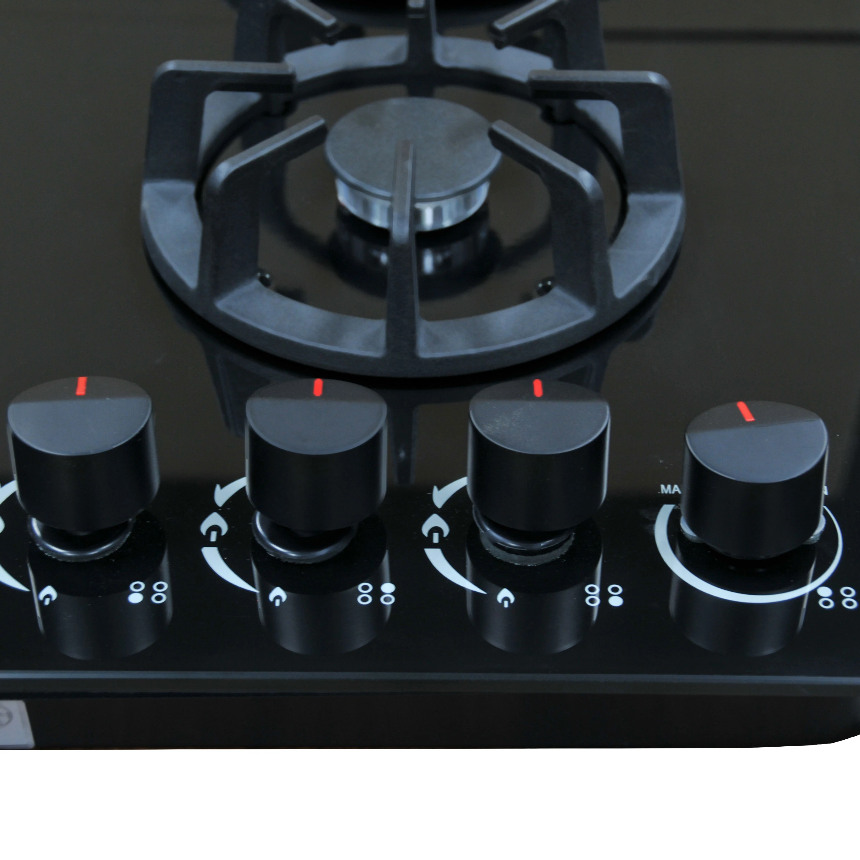 Wholesale 5-Burner Gas Range - Stainless Steel Built-in Cooktop with Fireproof Design, Commercial Grade for Hotels & Households