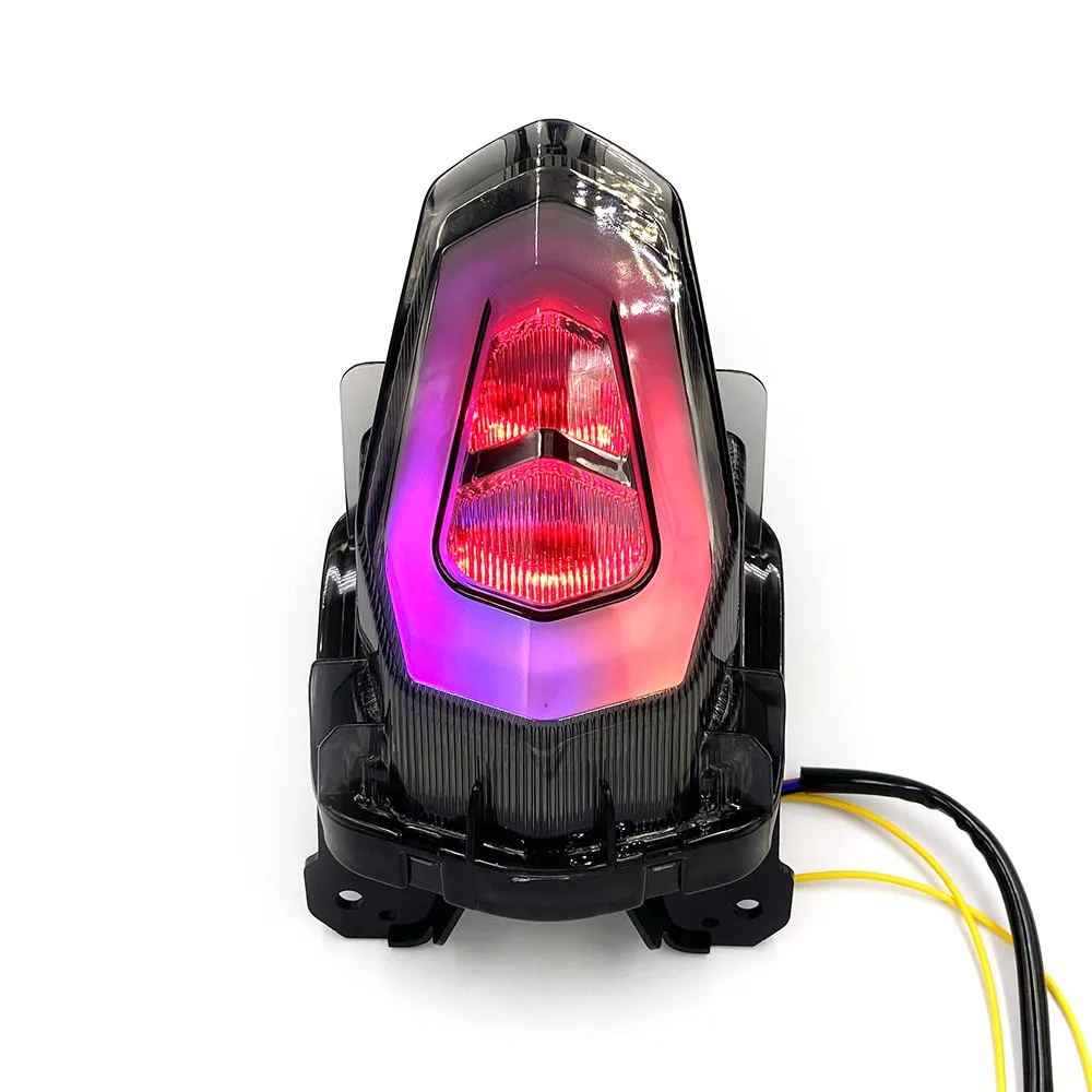 دراجة نارية LED الضوء الخلفي موتو الفرامل الخلفية مؤشر ضوئي مصباح لياماها Y16ZR LC135 FI V8