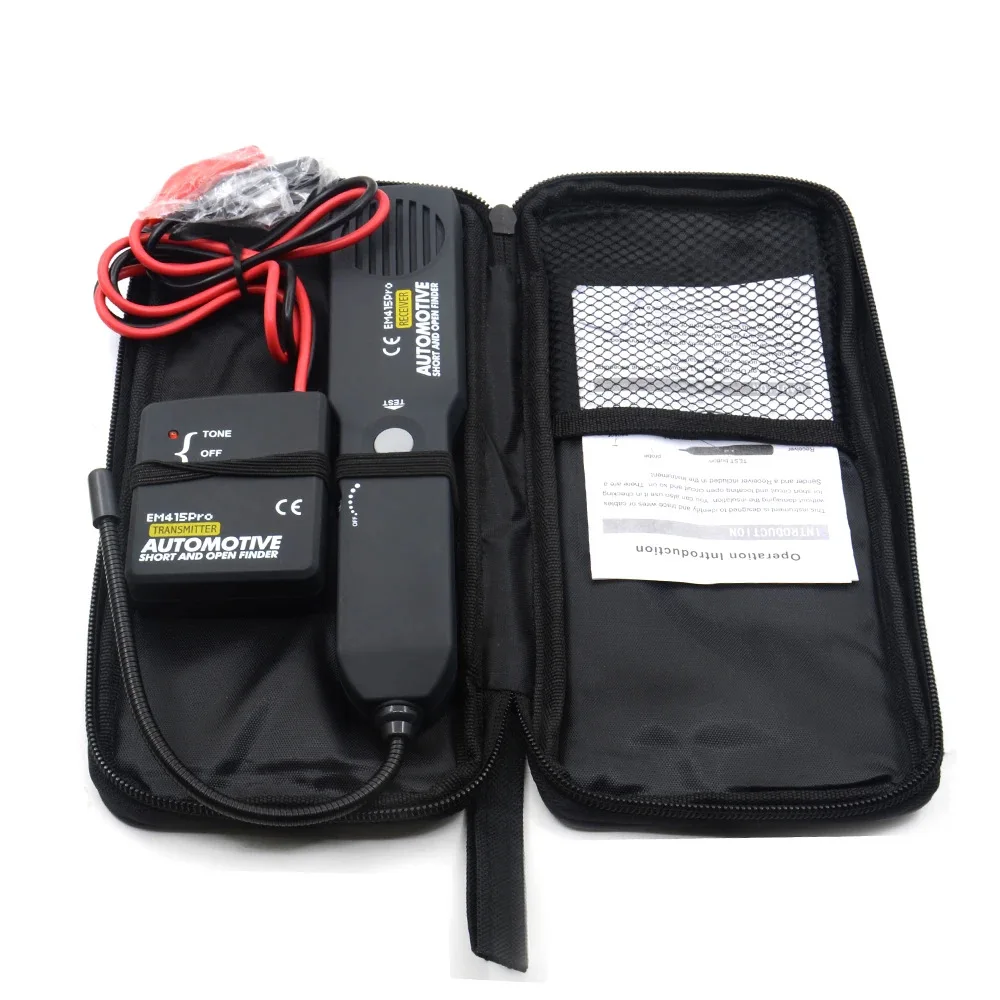 

Wire Tracer Tone Generator and Probe Kit EM415 Pro Scanner Universal Finder Wire Tracer Circuit Tester Car Repair Tool Detector