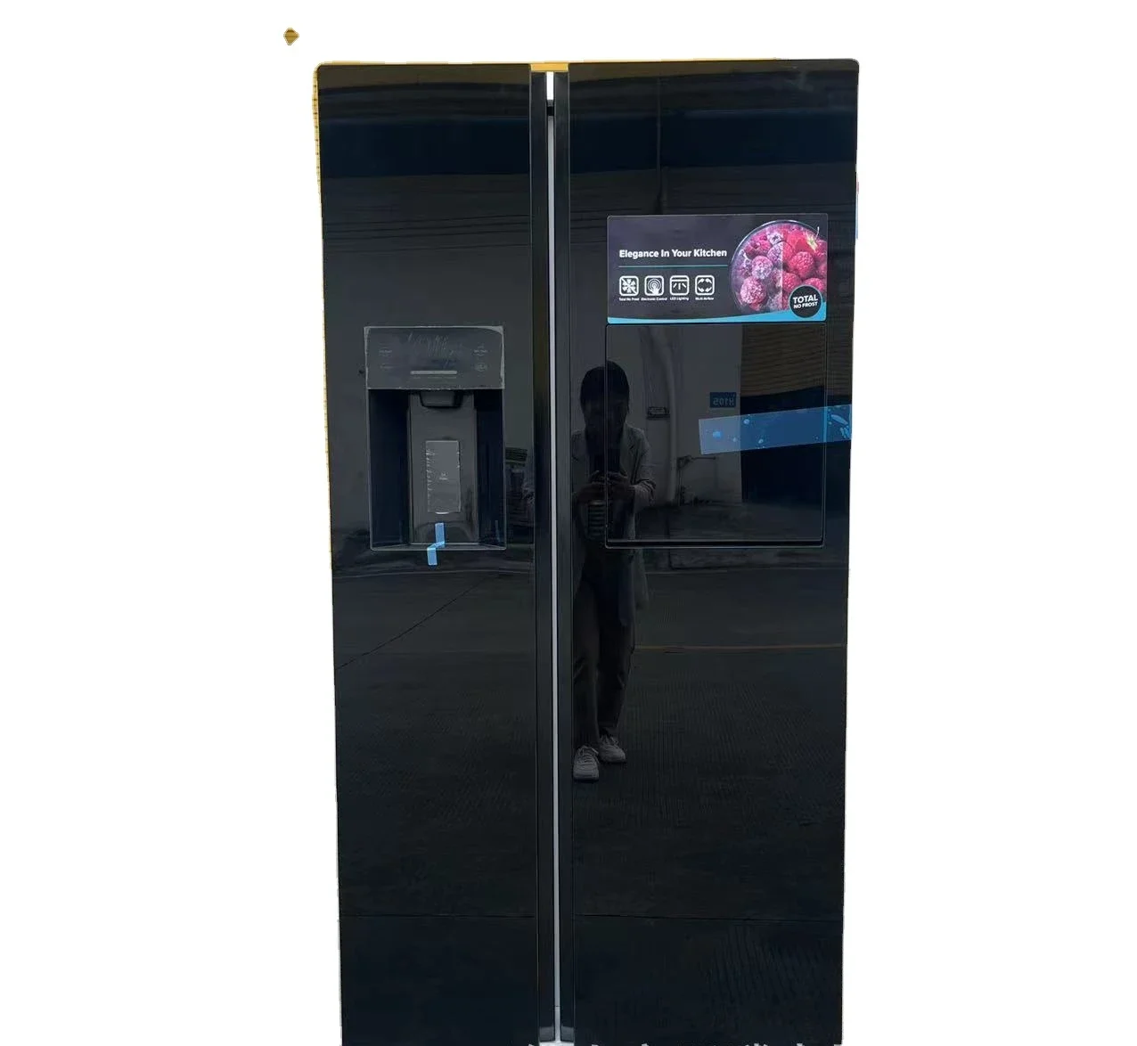 

Portable 610L inverter wind-cooling sound large-screen smart refrigerator liter double-door side-by-side home large-capacity
