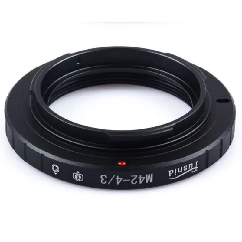 High Quality Lens Mount Adapter M42-4/3 Adapter Ring for M42 Lens to Olympus 4/3 Four Thirds Camera E-510 E-620 E600