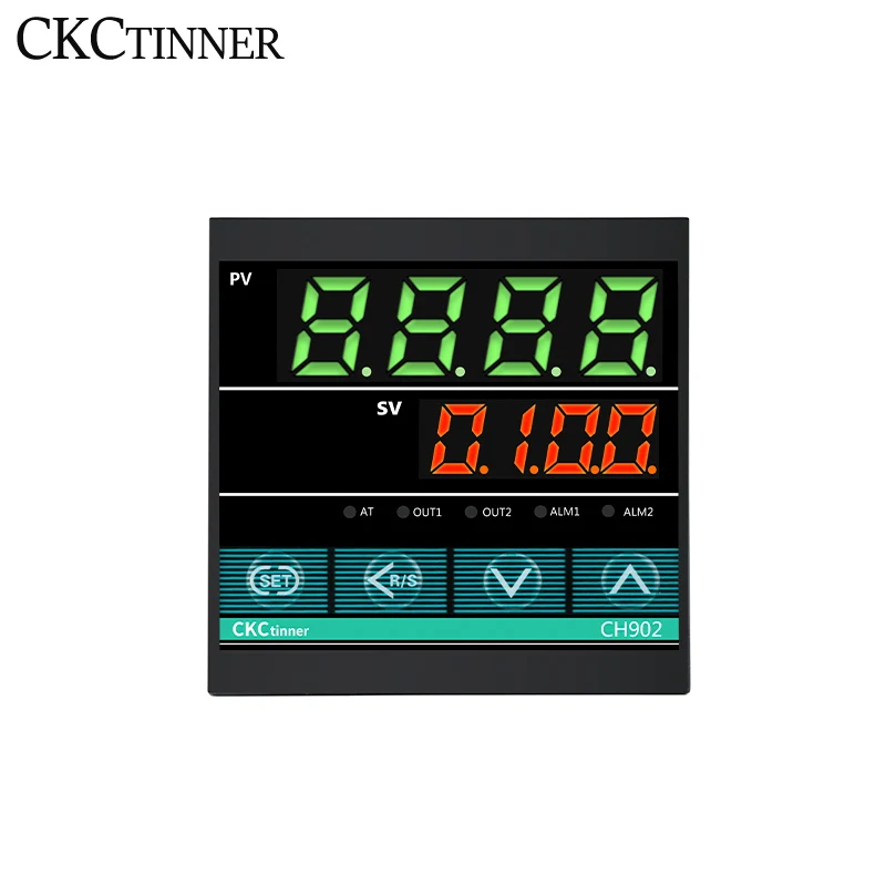 Dual Output SSR and Relay CH102 CH402 CH702 CH902 2 ALarms LCD Digital PID Intelligent Temperature Controller 100-240VAC
