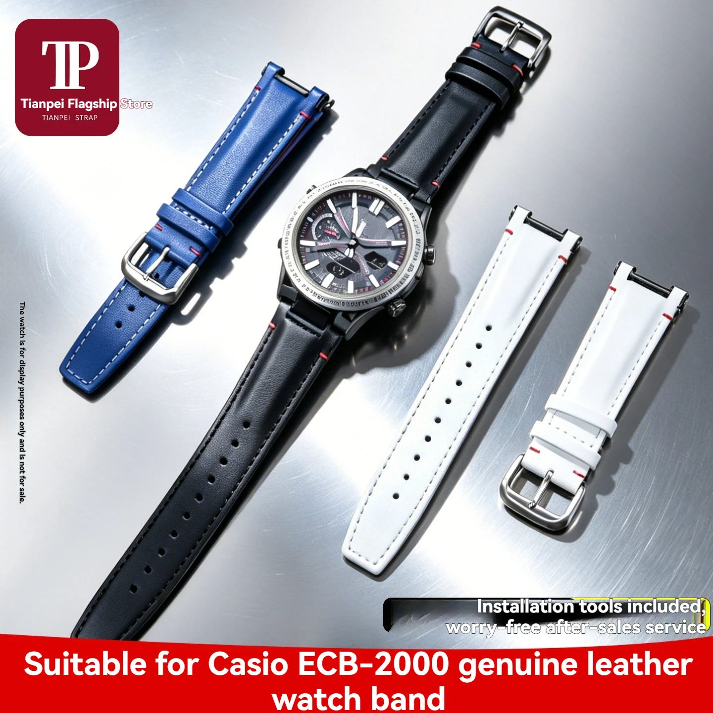 -ecb-2000-diy-レザー時計ストラップカシオ-edifice-シリーズ時計-5698-ecb-2300-efs-s641modified-時計ストラップメンズリストb