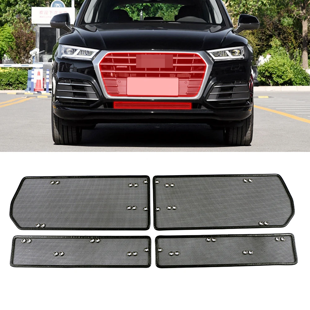 For Audi Q5 B8 FY 2015-2020 Front Grills Insect Net Radiator Protective Net Condenser Protection Cover Anti Insect Sand Mesh