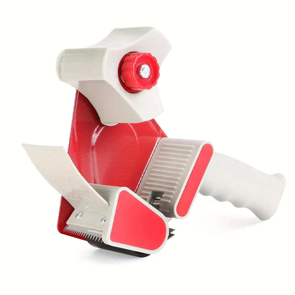 Pistolet de distribution de ruban d'emballage 1 pièce, peut accueillir des rouleaux de ruban adhésif de 2 pouces de large, adapté aux emballages commerciaux, une scellage de carton.