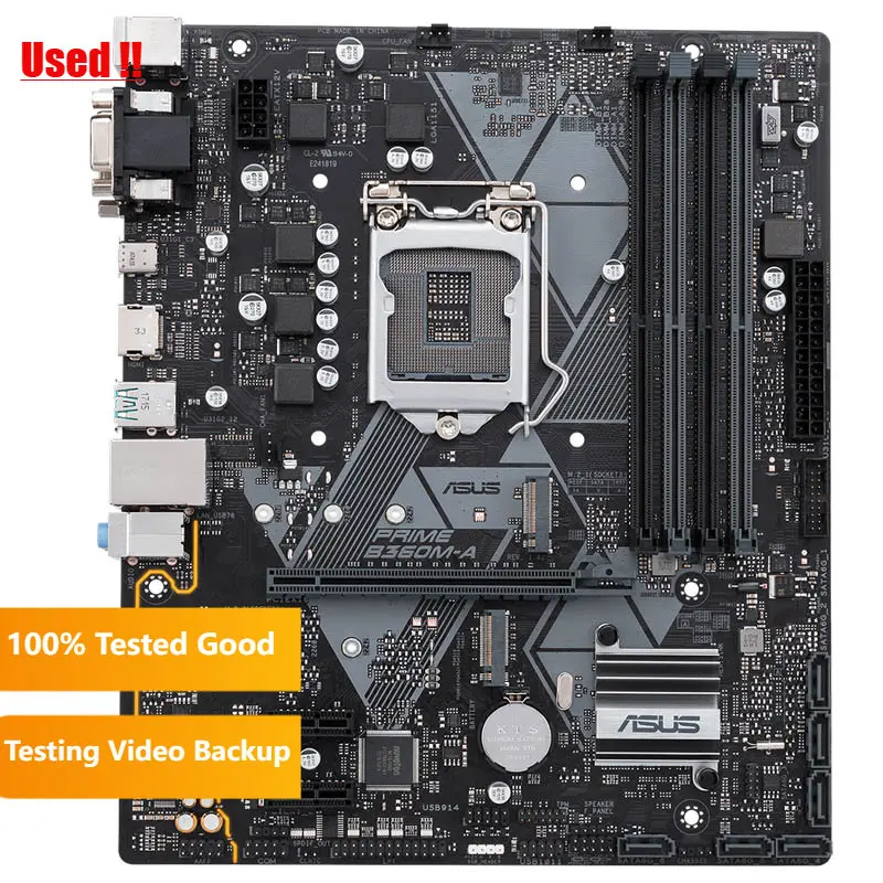 Asus B360M-A ที่ดีที่สุดกับ Intel B360 LGA 1151 Micro-ATX Desktop motherboard