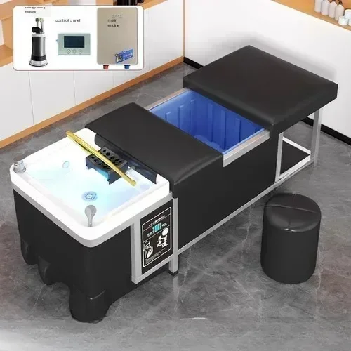 Water Tank Hair Washing Bed Portable Luxury Head Spa Comfort Shampoo Chair Salon  Salon Furniture