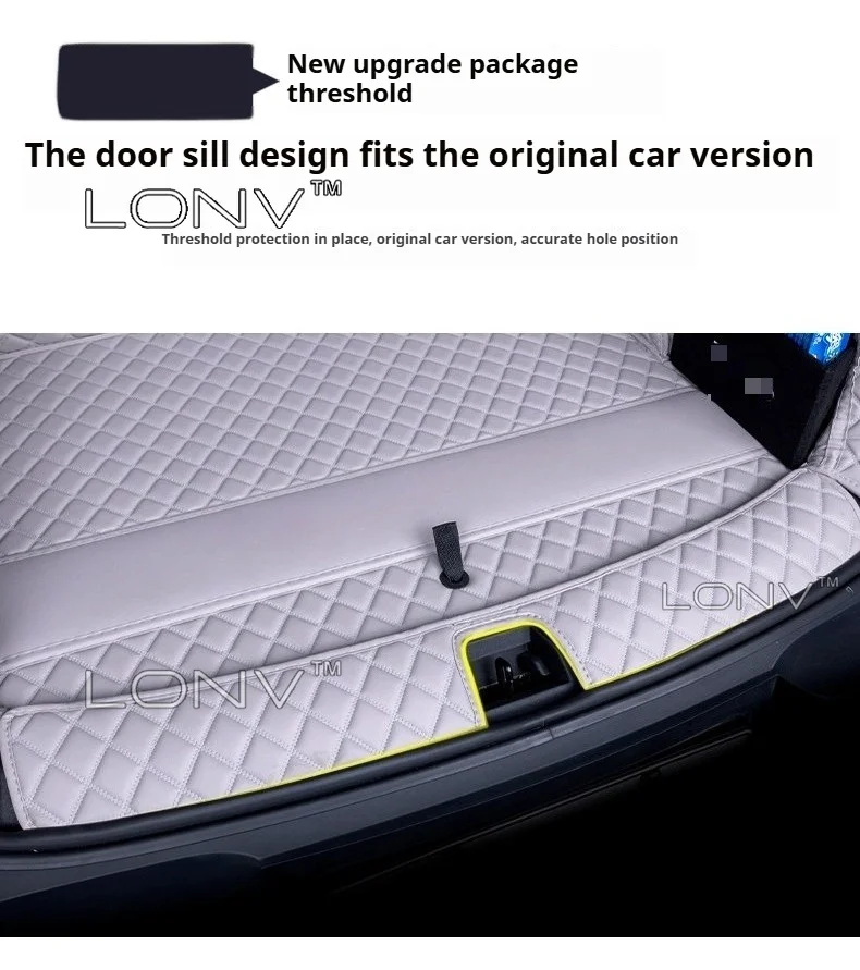 Cargo Liner For BYD ATTO 2 EV YUAN PRO 2026 2025 Car Full Cover Trunk Mat Trunk Liner Leather Tray Protector Mat Accessories