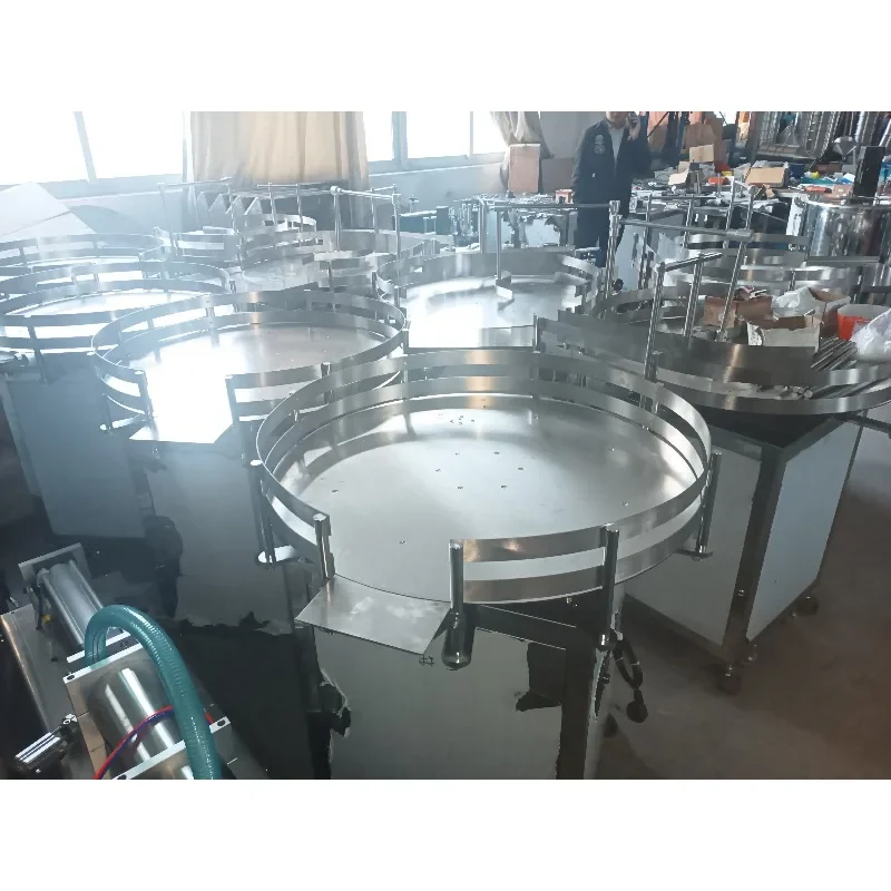 ماكينة تغذية الزجاجات الدوارة الدوارة الأوتوماتيكية، ماكينة تفريغ الزجاجات البلاستيكية PET