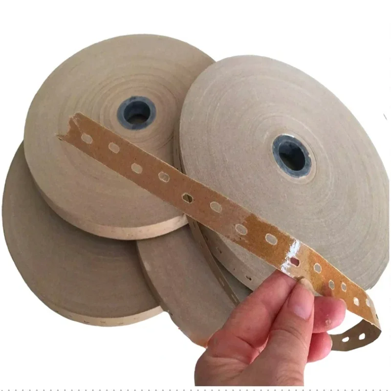 Re-moistened water tape veneer repair tape Veneer patch Furniture edge banding natural color wood veneer perforated tape
