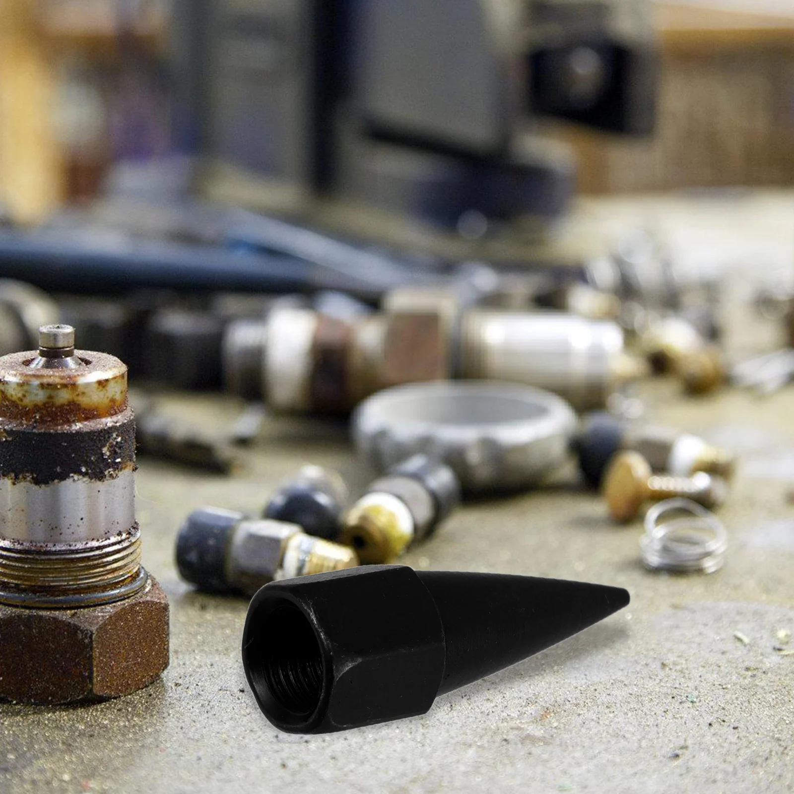 

5pcs Carbon Steel Grease Gun Nozzle Accessories for Machining Fitting Pointed Manual Universal Leakproof Design Long Lasting