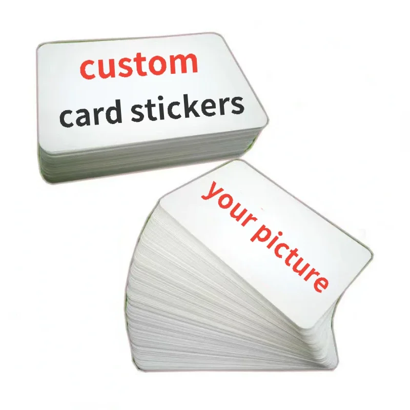 10PC/SET Meal Bus Card Stickers Customize Any Picture Can Be Processed Xiao Zhan Wang Yibo Xu Kai Any Idol The Untamed Any TV