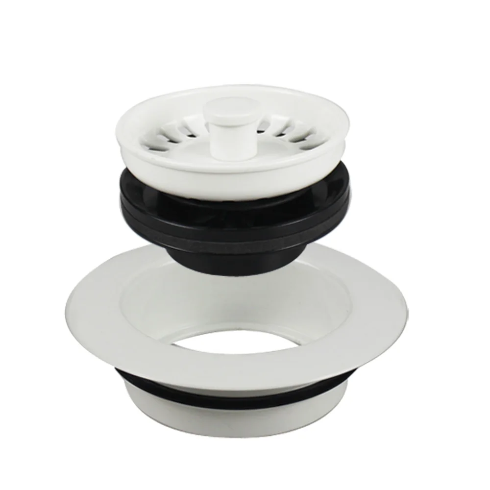 Talea PVC Kicthen Sink Garbage Disposal Drain Strainer 4.5 Inch Multiple Color Sink Flange XK183