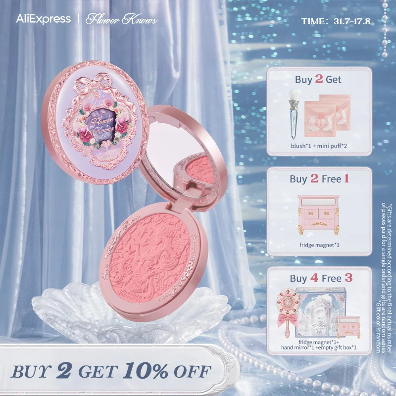 

Flower Knows Midsummer Fairytales Collection Velvet Embossed Blush