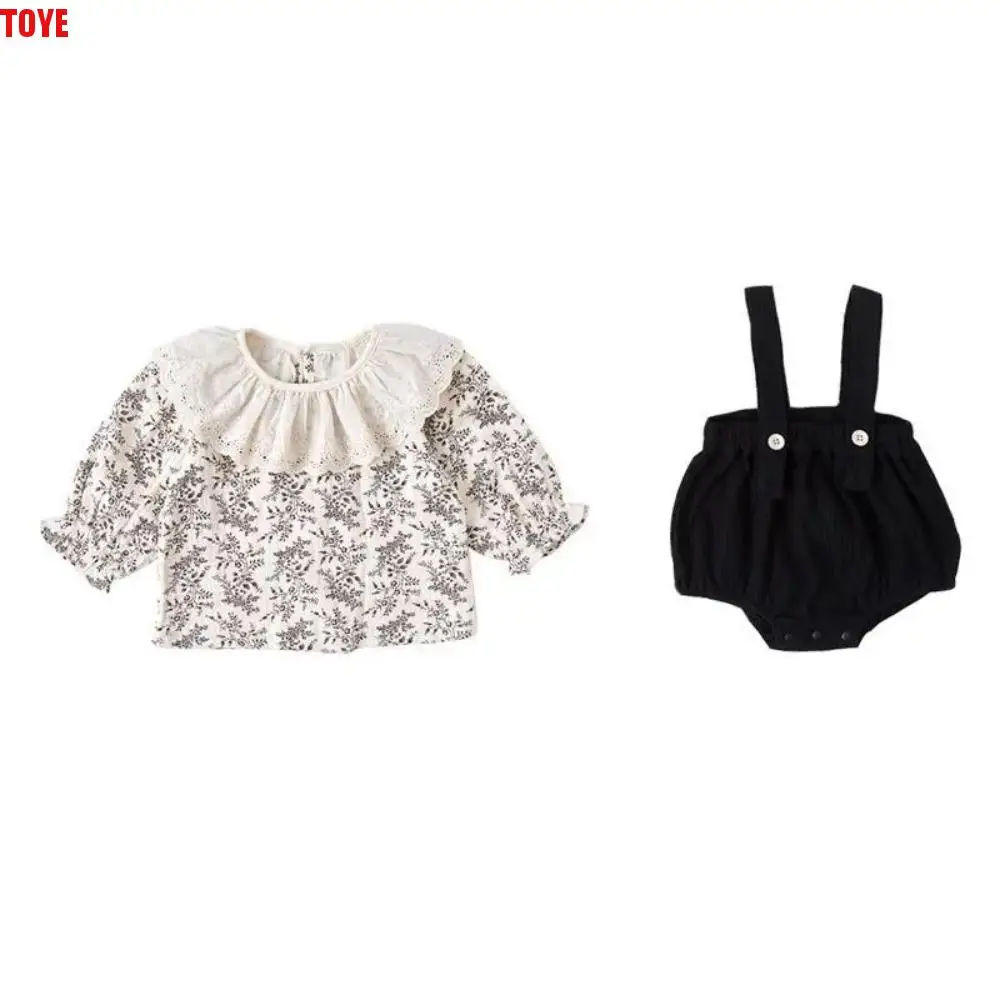 

Cute Lotus Leaf Collar Baby Jumper Dress Ruffle Overalls Flower Toddle Jumpsuit Fluffly Bodysuit Baby Shorts Climb Suit Gifts