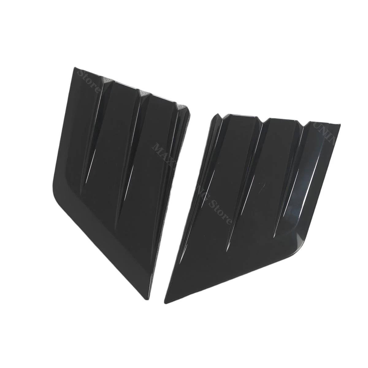 For BMW 3 Series G20 G21 LCI M‑Sport 2023‑2026 2pcs Gloss Black Front Bumper Side Air Vent Cover Fog Exterior Trim Aero Tuning
