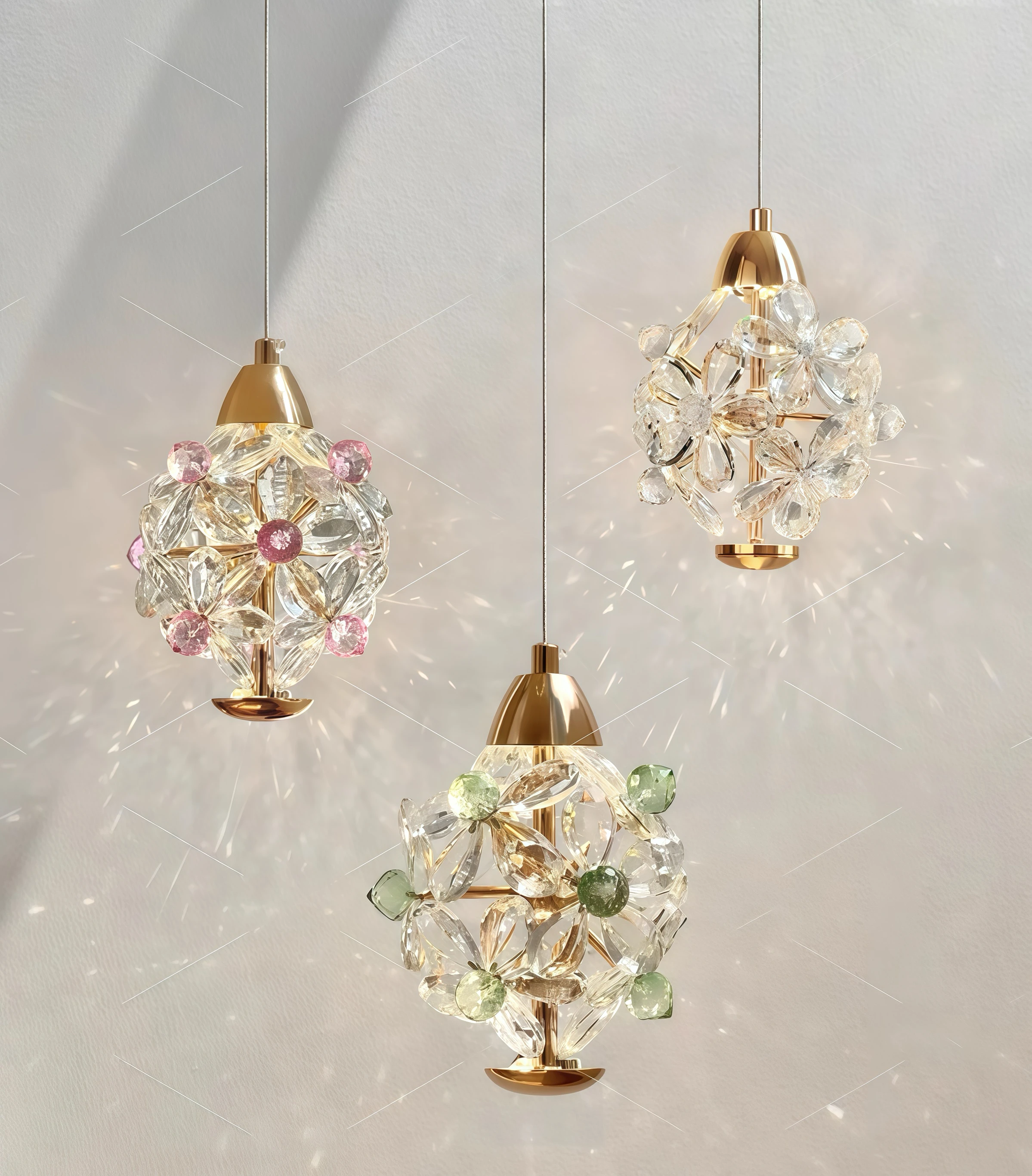 

Мини-подвесной светильник с французским цветком — теплая романтическая хрустальная лампа, элитный дизайнерский стиль для прикроватной тумбочки в спальне, прохода, фойе, коридора