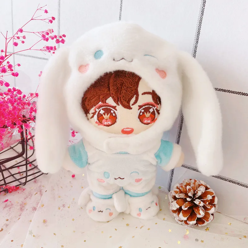 20cm Mini Overalls Doll Clothes Animal Pattern for Cotton Stuffed Dolls Accessories Suspender Pants Idol Doll's Clothes Outfit