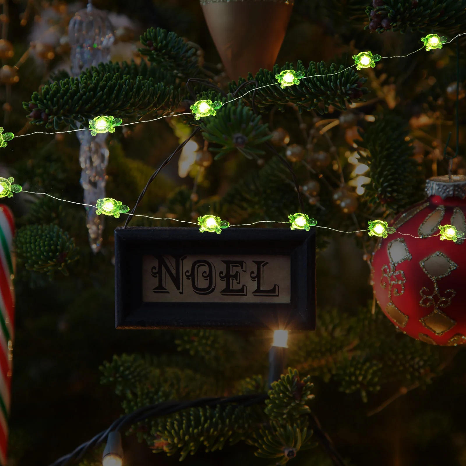 

LED Light String Tortoise 40 Leds Nordic Room Lamp Decoration Christmas Festival Wedding Holiday Wedding Party Lantern