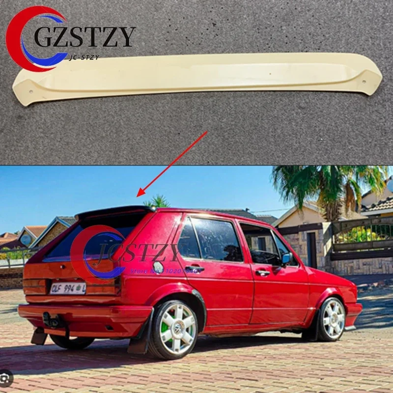 For Volkswagen Golf 1 Golf1 Mk1 Rabbit Citi Standard 1974-1983 Car Rear Roof Spoiler Splitter Rear Trunk Lip Cap Spoiler Wing