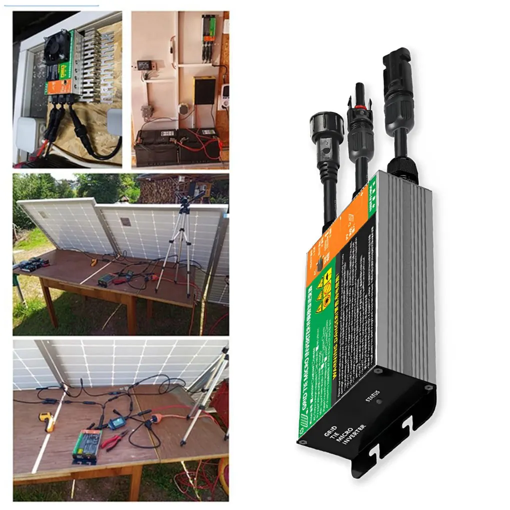 

180W Solar Microinverter Solar Grid Tie Inverter DC 30V Input 230V Output Waterproof