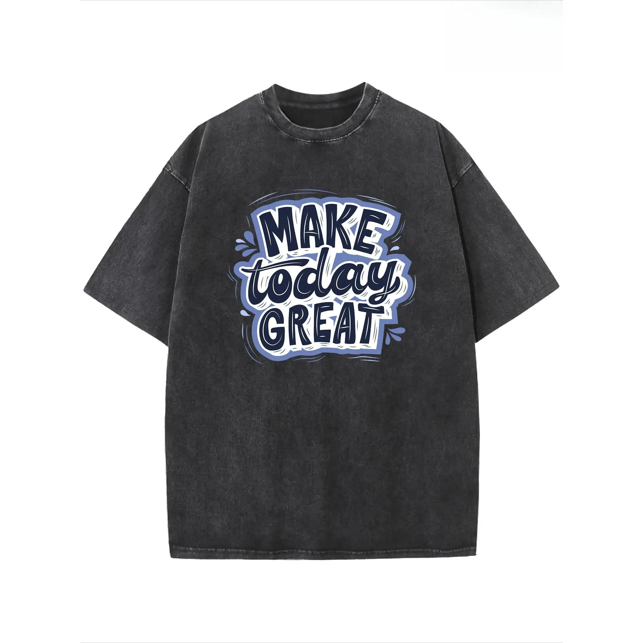 

Make Today Great T-Shirt Motivational Graphic Tee Unisex Positive Vibes Apparel Inspirational Gift for Him Her