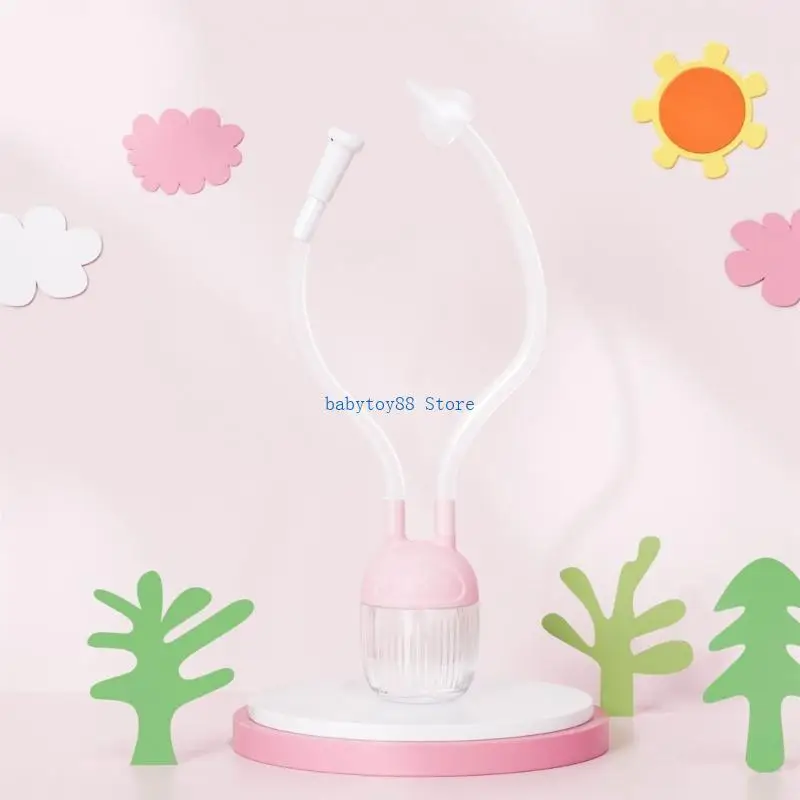 

Y4UD Washable Mouth Suction Nasal Aspirator Cleaner Children Nose Cleaning Tool